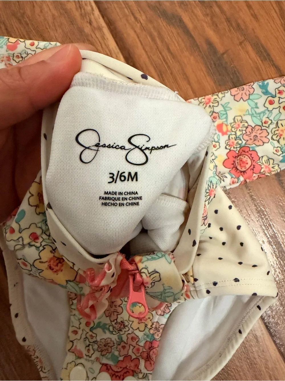 Jessica Simpson Baby Girl Swimsuit 3-6mo